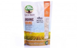 Go Earth Organic Poha   Pack  400 grams